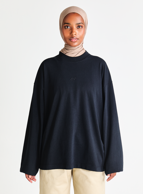 Long Sleeve Black T-shirt