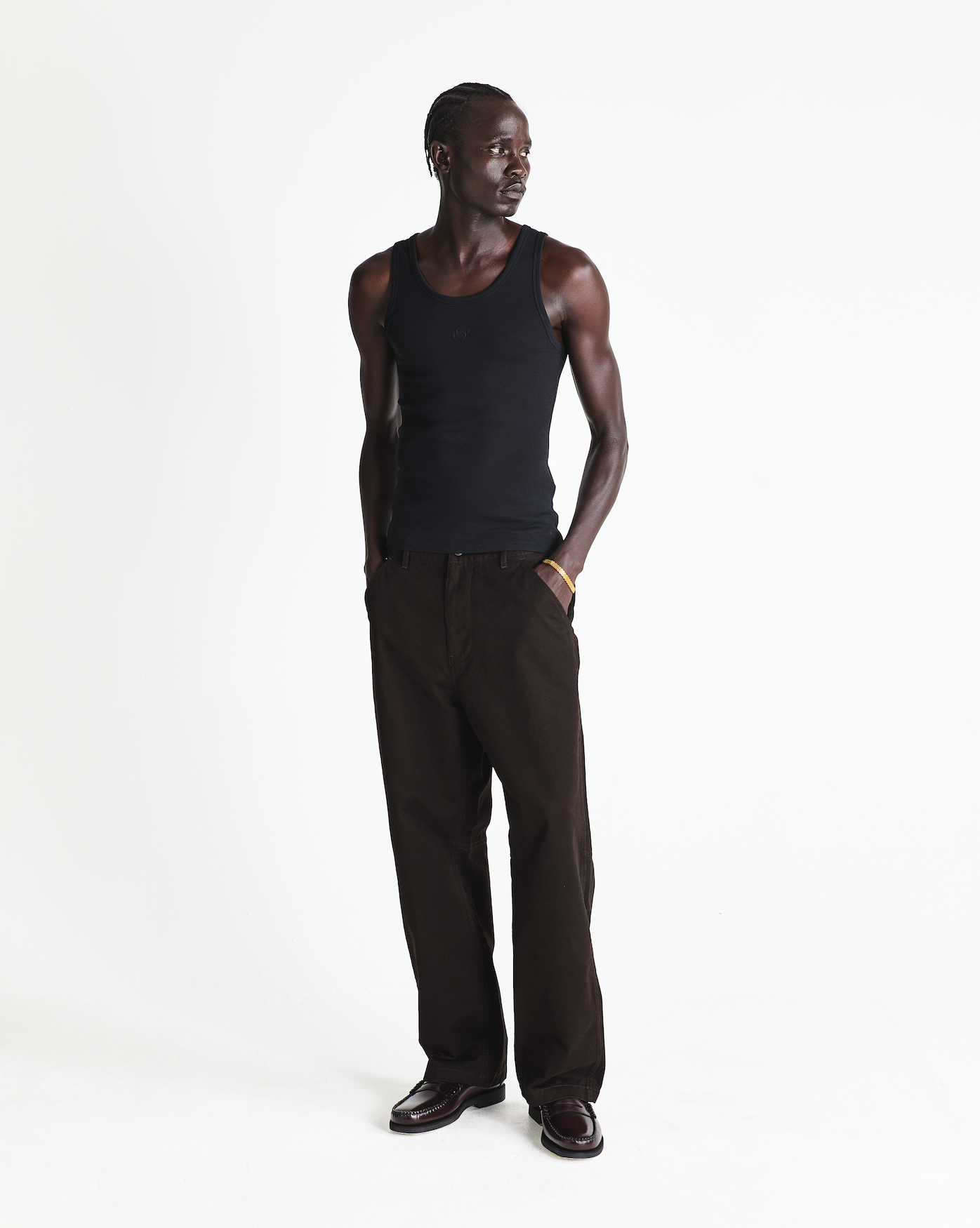 Mens Black Vest